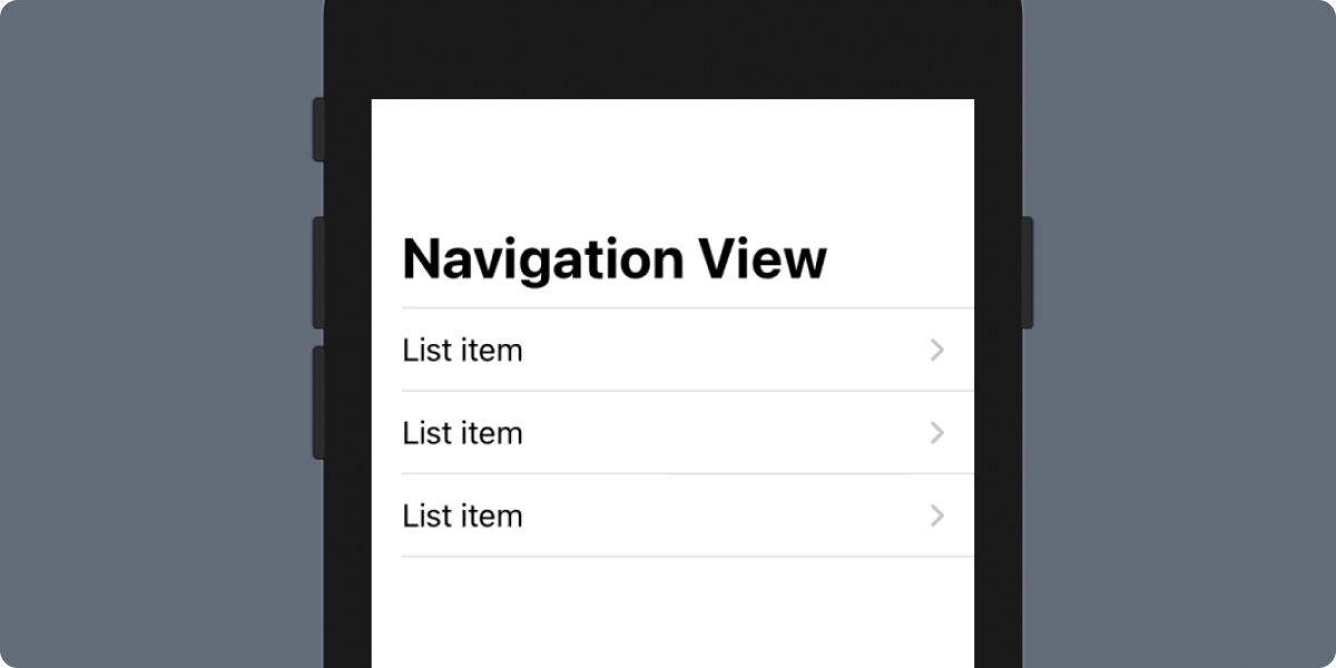 navigation view